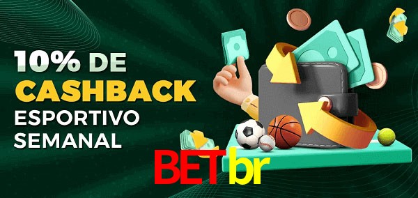 10% de bônus de cashback na Betbr